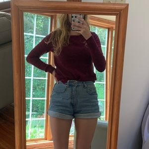 Maroon American Eagle Sweater